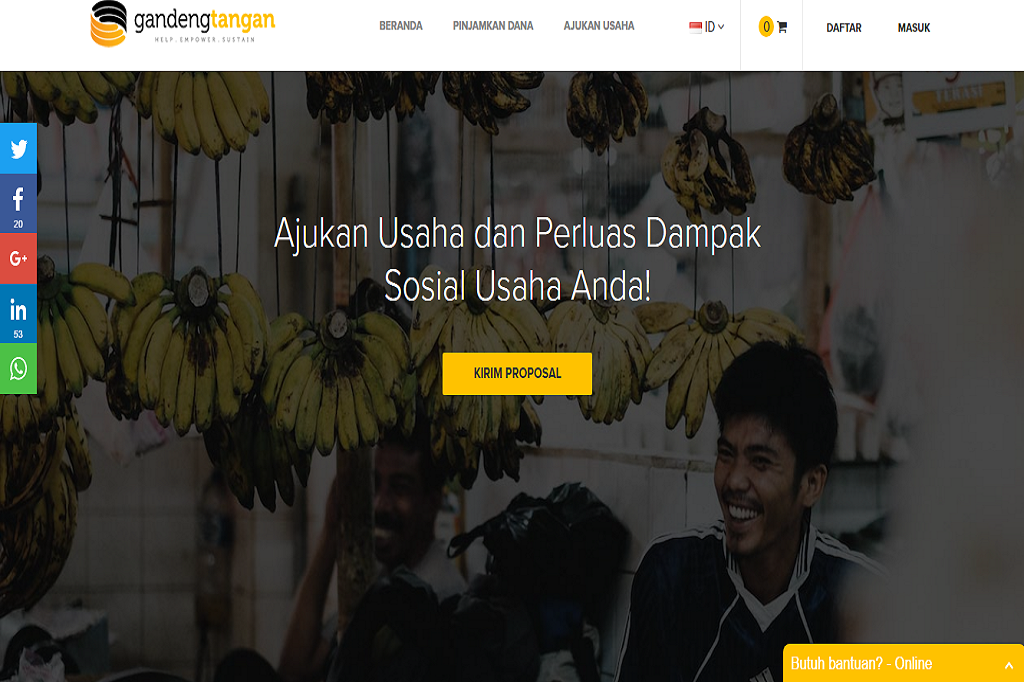 juta dana 25 pinjaman Fintech GANDENGTANGAN  BUNGA PINJAMAN  SOLUSI Dunia TANPA